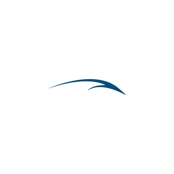Хвильова Піктограма Логотип Векторні Ілюстрації — стоковий вектор