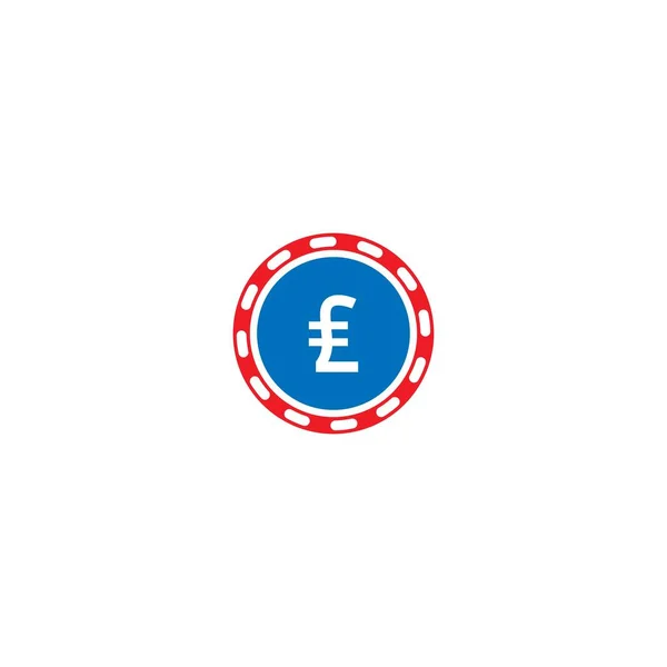 Crypto Moneda Icono Diseño Concepto Vector — Vector de stock