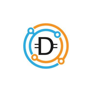 Şifreli para simgesi tasarım vektörü