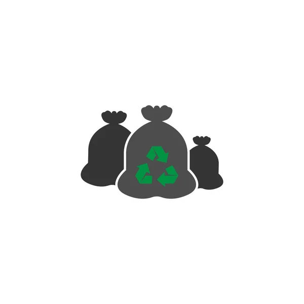 Recycling Zeichen Symbol Kreis Design Vektor — Stockvektor