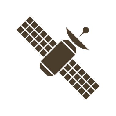 Uydu İletişim Alanı Simgesi Tasarımı