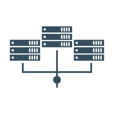 Data storage icon design template