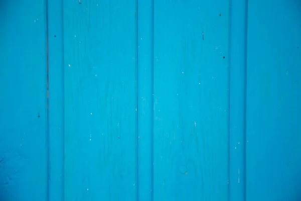 Houten Muur Houten Textuur Van Blauwe Kleur Rechtenvrije Stockfoto's