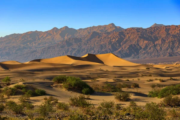 Dunas Arena Paisaje Desértico Death Valley California Vasta Tierra Estéril —  Fotos de Stock