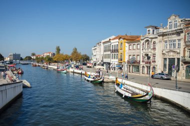 Deniz ufkunda konteynır gemi silueti olan kumsal.