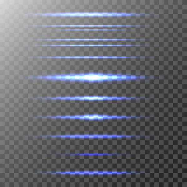 Abstraktní Světelné Čáry Průhledném Pozadí Vektorové Ilustrace Jednoduché Nahrazení Libovolného — Stockový vektor