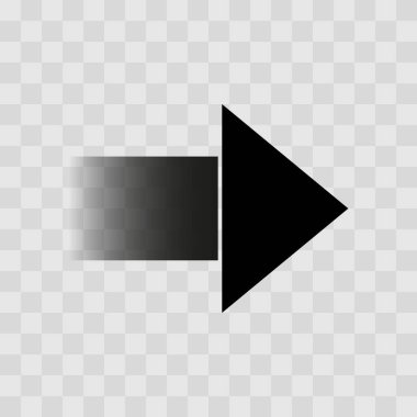 Sağ ok ana hatları simgesi. Mobil konsept ve web tasarımı için sembol, logo illüstrasyonu