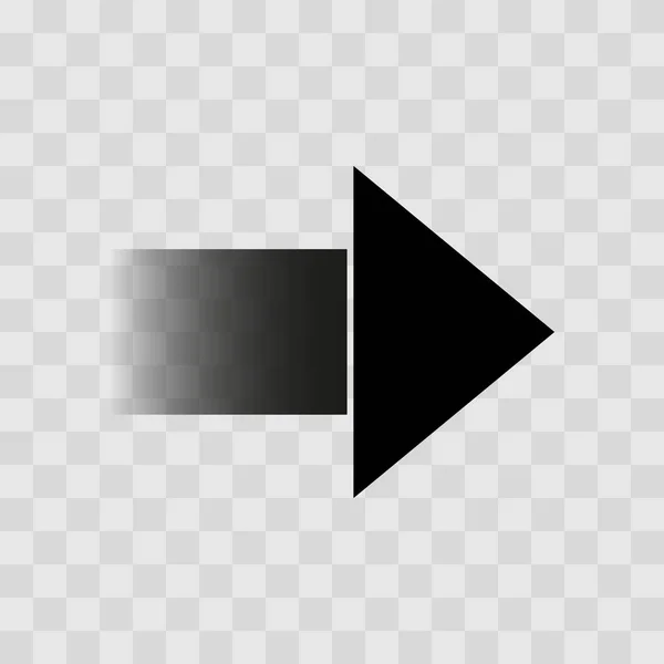 Ikona Obrysu Šipky Vpravo Symbol Logo Ilustrace Pro Mobilní Koncept — Stockový vektor