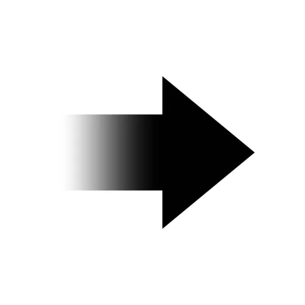 右矢印のアウトラインアイコン 携帯電話のコンセプトとウェブデザインのためのシンボル ロゴイラスト — ストックベクタ