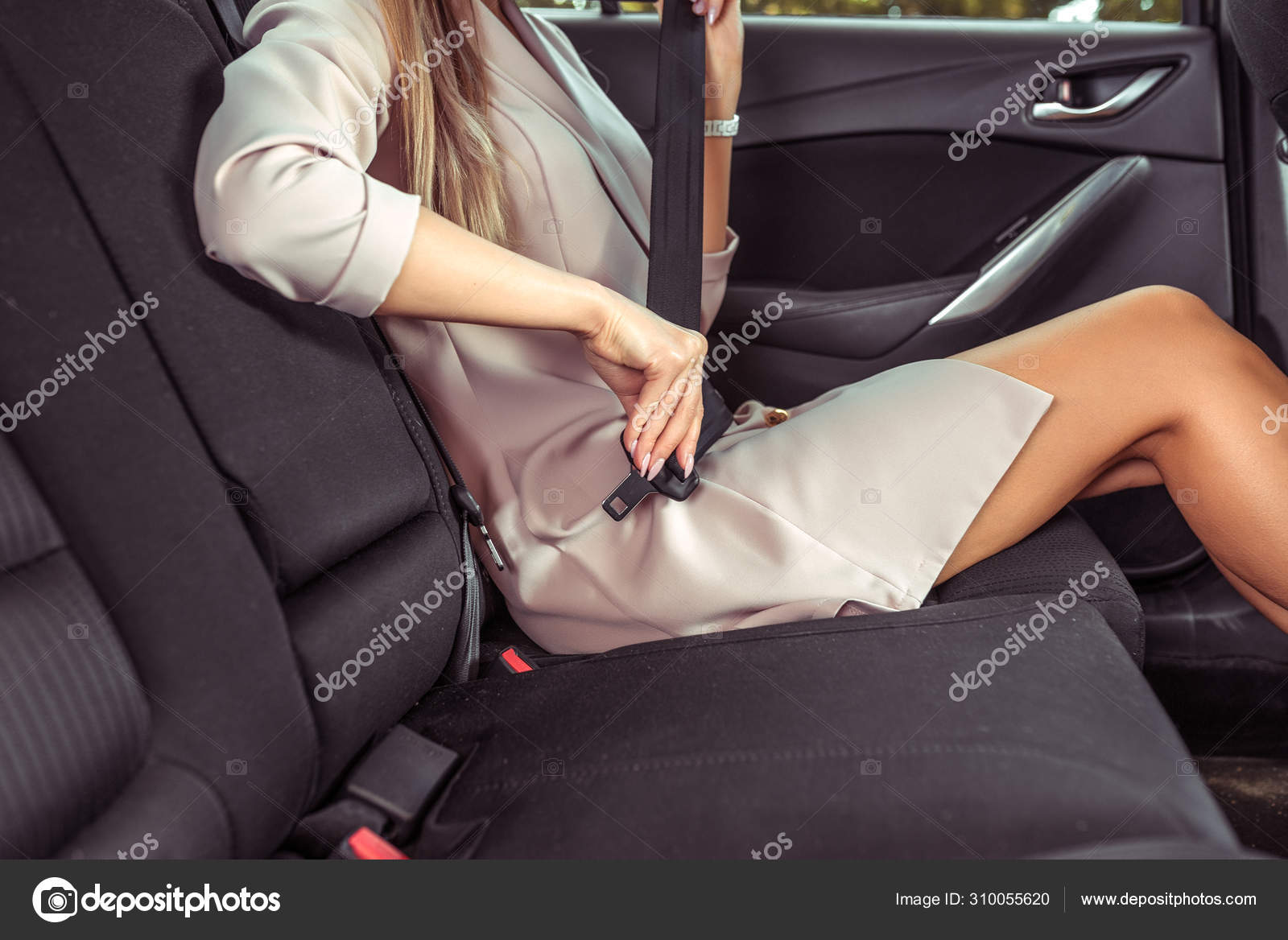 NYLONS LEGS CAR