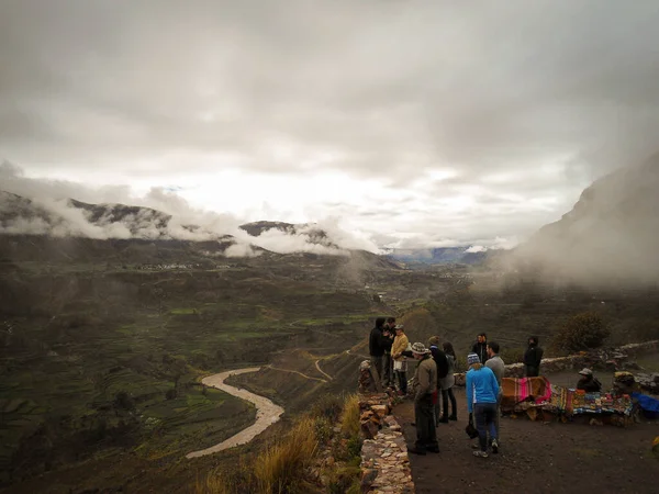 Río Apurímac Cañón Del Colca Uno Los Cañones Más Profundos — Foto de Stock