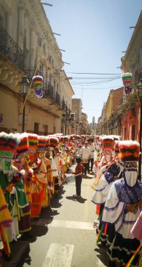 Bolivya 'nın Tarija kentinin sokaklarında 