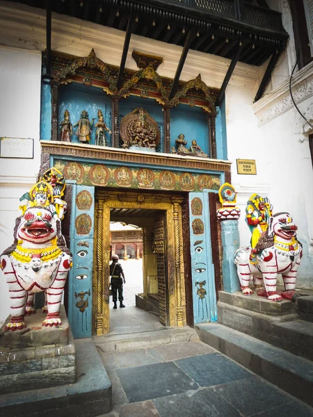 Templo Hindú Hanuman Dhoka Katmandú Nepal — Foto de Stock