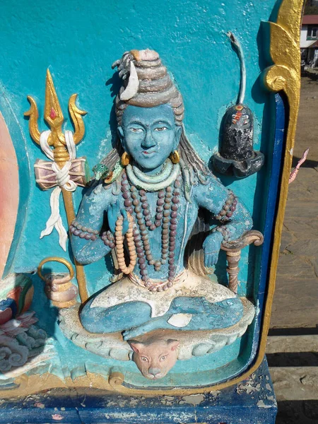 Vishnu blue god beautiful image.