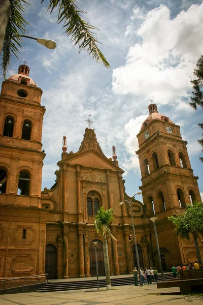 Katedra Santa Cruz Sierra Boliwii Słynne Miejsce Placu Września — Zdjęcie stockowe