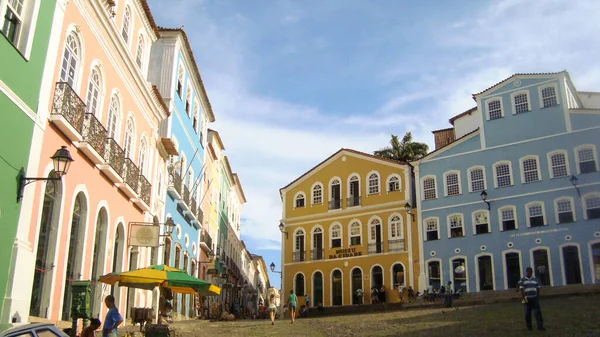 Amazing Tourist Place Salvador Bahia Brazil Called Pelourinho — Stock Photo, Image