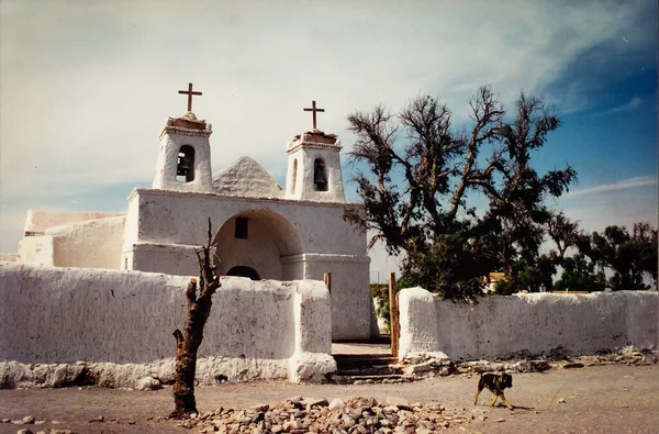 Şili Deki Atacama Çölü Nde Kaktüsten Yapılmış Inanılmaz Bir Kilise — Stok fotoğraf