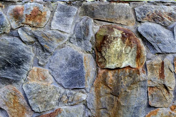 garden fence made of natural slate stone - texture