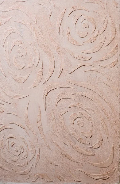 soyut duvar kağıdı, yağlı boya doku çiçekli