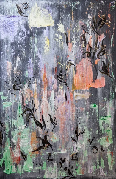 soyut duvar kağıdı, yağlı boya doku