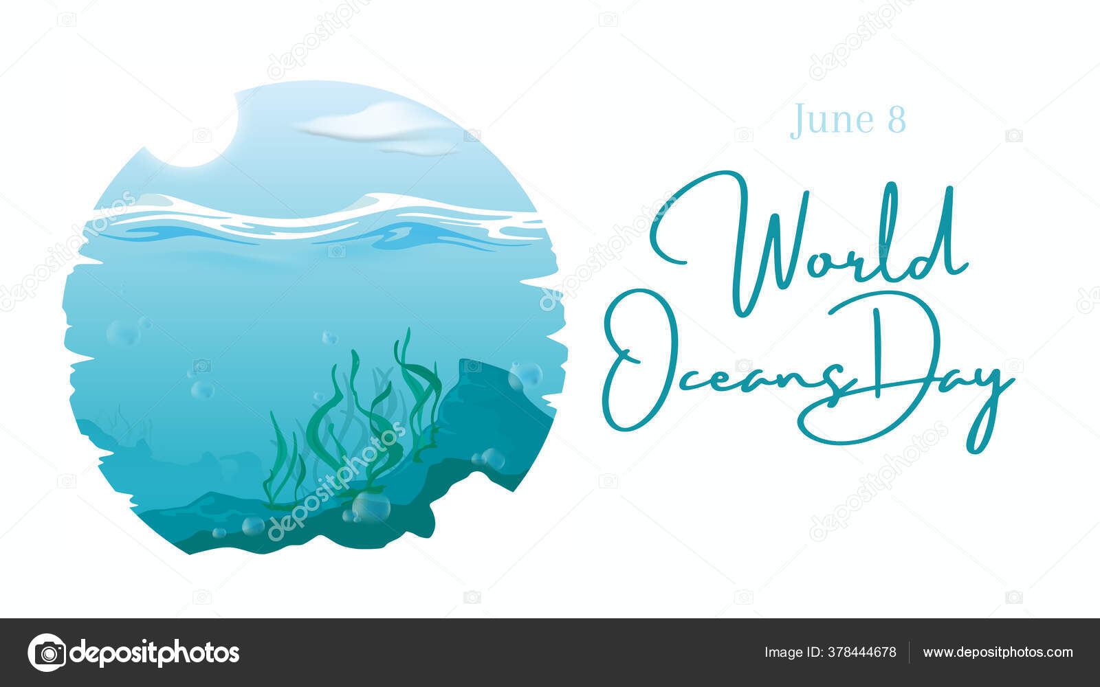 Design Oceans Day Illustration Banner Card World Ocean Day Text Stock Photo Image By C Fotografamardelplata Design Oceans Day Illustration Banner Card World Ocean Day Text Stock Photo Image By C Fotografamardelplata
