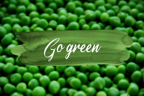 Banner Hintergrund Oder Design Mit Dem Green Konzept Von Vegan — Stockfoto