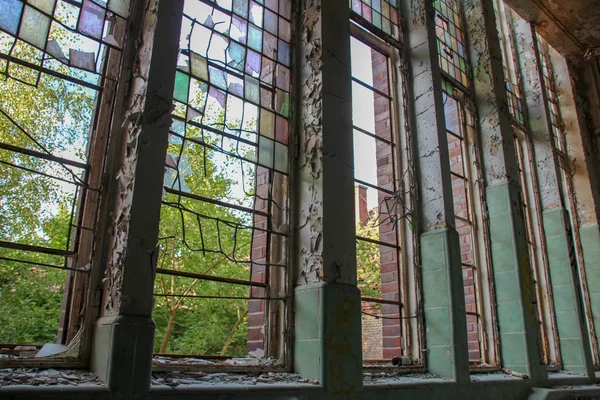 Ruines Beelitz Heilsttten Lieu Perdu Berlin Brandebourg — Photo