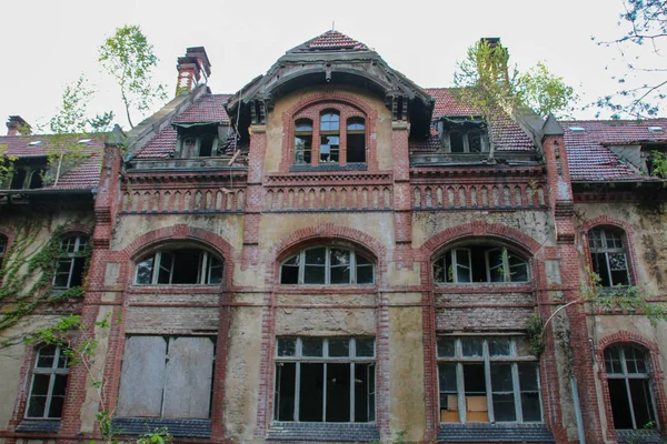 Ruines Beelitz Heilsttten Lieu Perdu Berlin Brandebourg — Photo