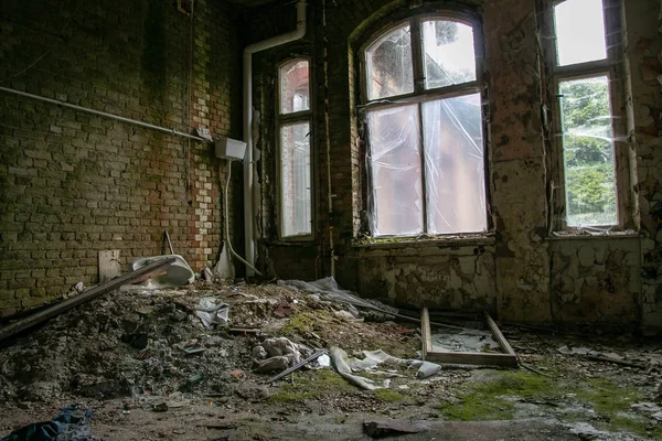 Ruines Beelitz Heilsttten Lieu Perdu Berlin Brandebourg — Photo