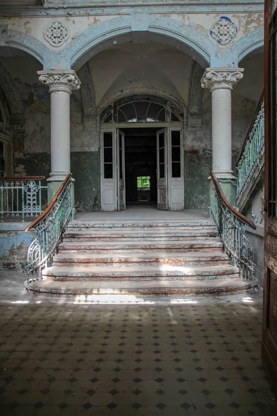 Ruinas Beelitz Heilsttten Lugar Perdido Berlín Brandenburgo — Foto de Stock