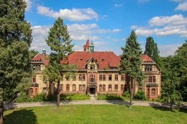 Ruinas Beelitz Heilsttten Lugar Perdido Berlín Brandenburgo — Foto de Stock