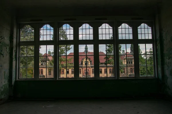 Rovine Beelitz Heilsttten Posto Perduto Berlino Brandeburgo — Foto Stock