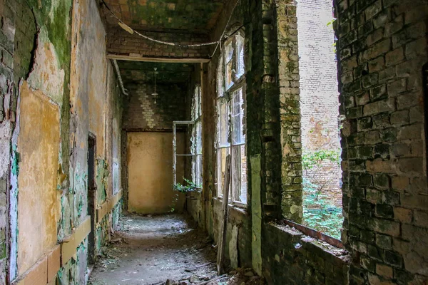 Ruinas Beelitz Heilsttten Lugar Perdido Berlín Brandenburgo —  Fotos de Stock