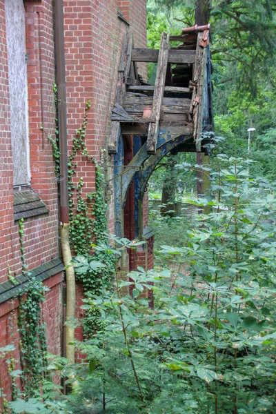 Ruines Beelitz Heilsttten Lieu Perdu Berlin Brandebourg — Photo