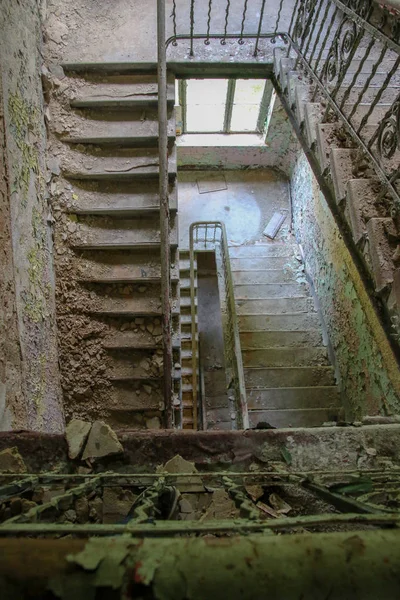 Ruinas Beelitz Heilsttten Lugar Perdido Berlín Brandenburgo —  Fotos de Stock