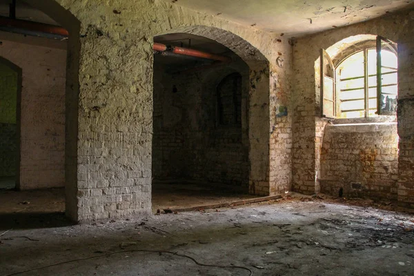 Ruinas Beelitz Heilsttten Lugar Perdido Berlín Brandenburgo —  Fotos de Stock