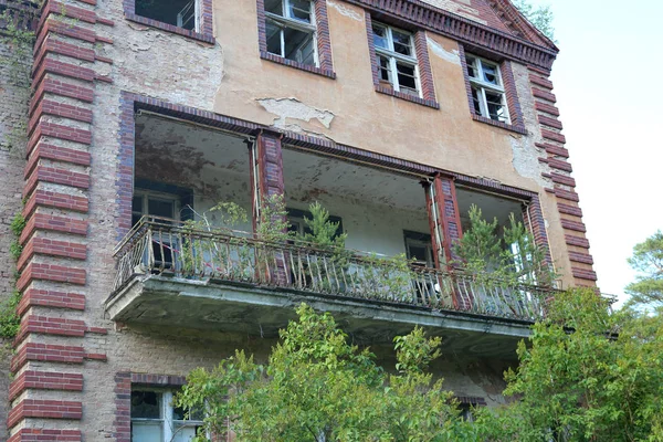 Ruiny Beelitz Heilsttten Stracił Miejsce Berlin Brandenburg — Zdjęcie stockowe