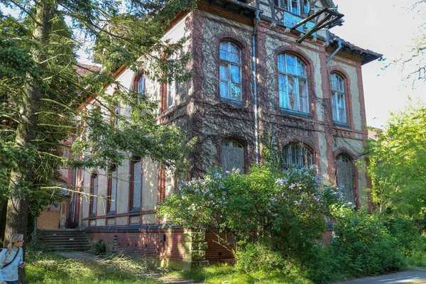 Ruinas Beelitz Heilsttten Lugar Perdido Berlín Brandenburgo — Foto de Stock