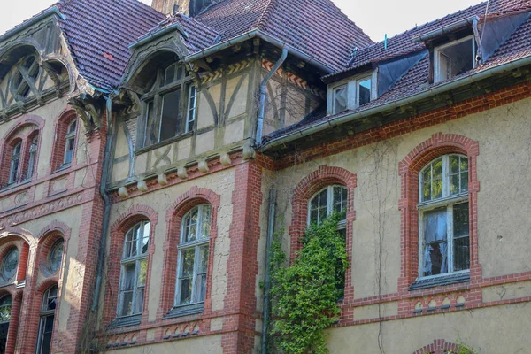 Ruinas Beelitz Heilsttten Lugar Perdido Berlín Brandenburgo — Foto de Stock