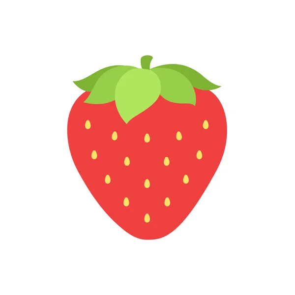 Simple Strawberry Vector Illustration — Stock Vector