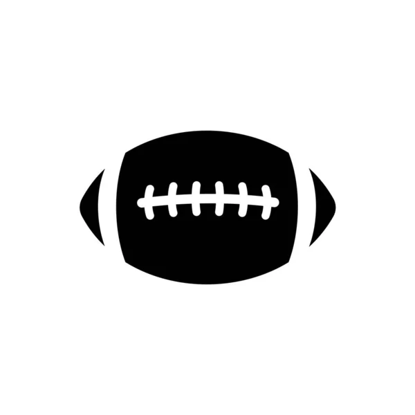 American Football Ball Simple Icon Vector Design — Stock Vector