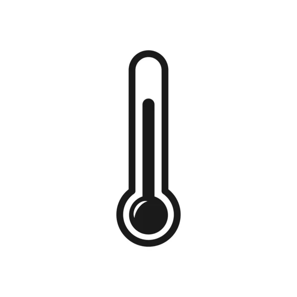 Thermometer Simple Icon Vector Design — Stock Vector