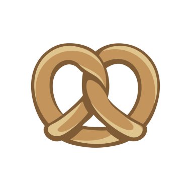 Simit karikatür vektör çizimi