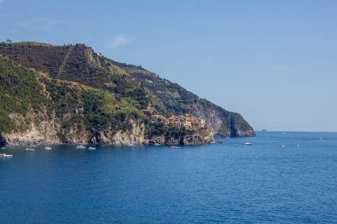 Corniglia, Cinque Terre 'den Manarola manzarası