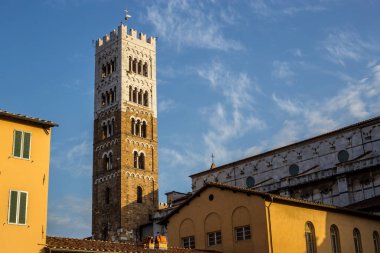 San Martino Katedrali manzarası, Lucca, İtalya