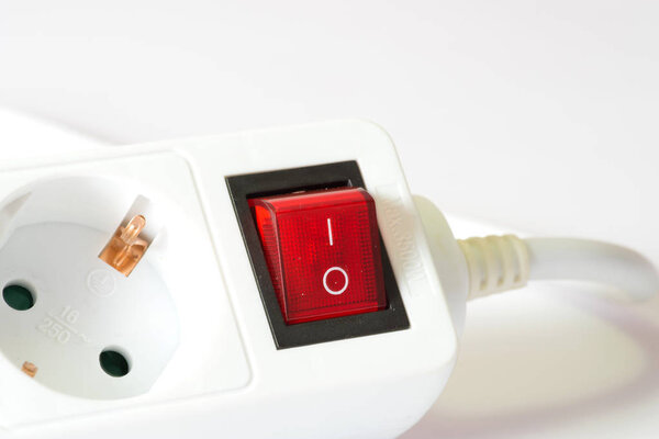 Close up of an electric plug
