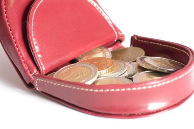 M-cüzdan ve sikke yakın çekim