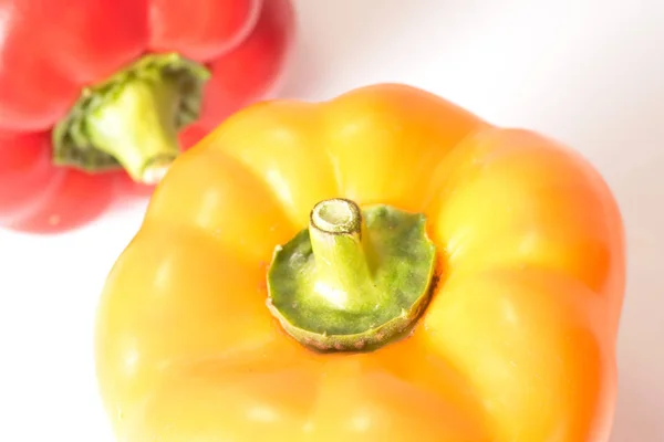 Fresh Paprika White Background — Stock Photo, Image