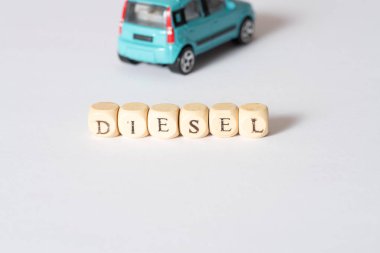 Bir araba bir dizel motor