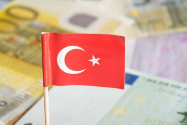 Türkiye'de ve Euro banknot bayrağı